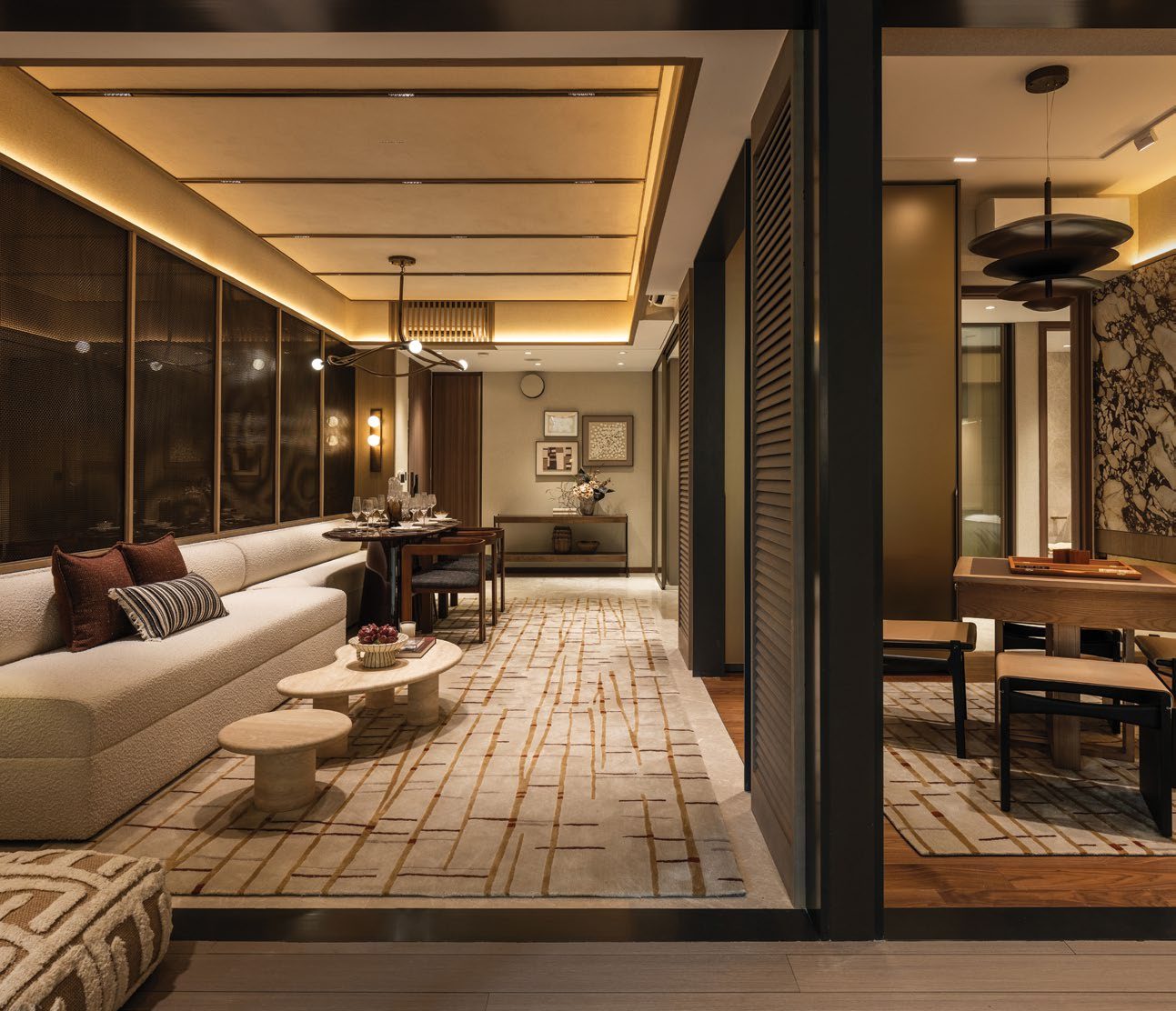 Living area (showflat)